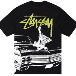 Stussy Black Beat Crazy Tee